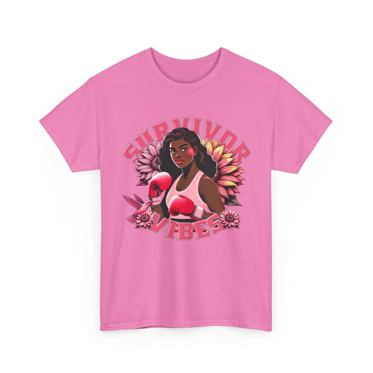 Survivor Vibes Unisex Tee - Empowering Breast Cancer T-Shirt