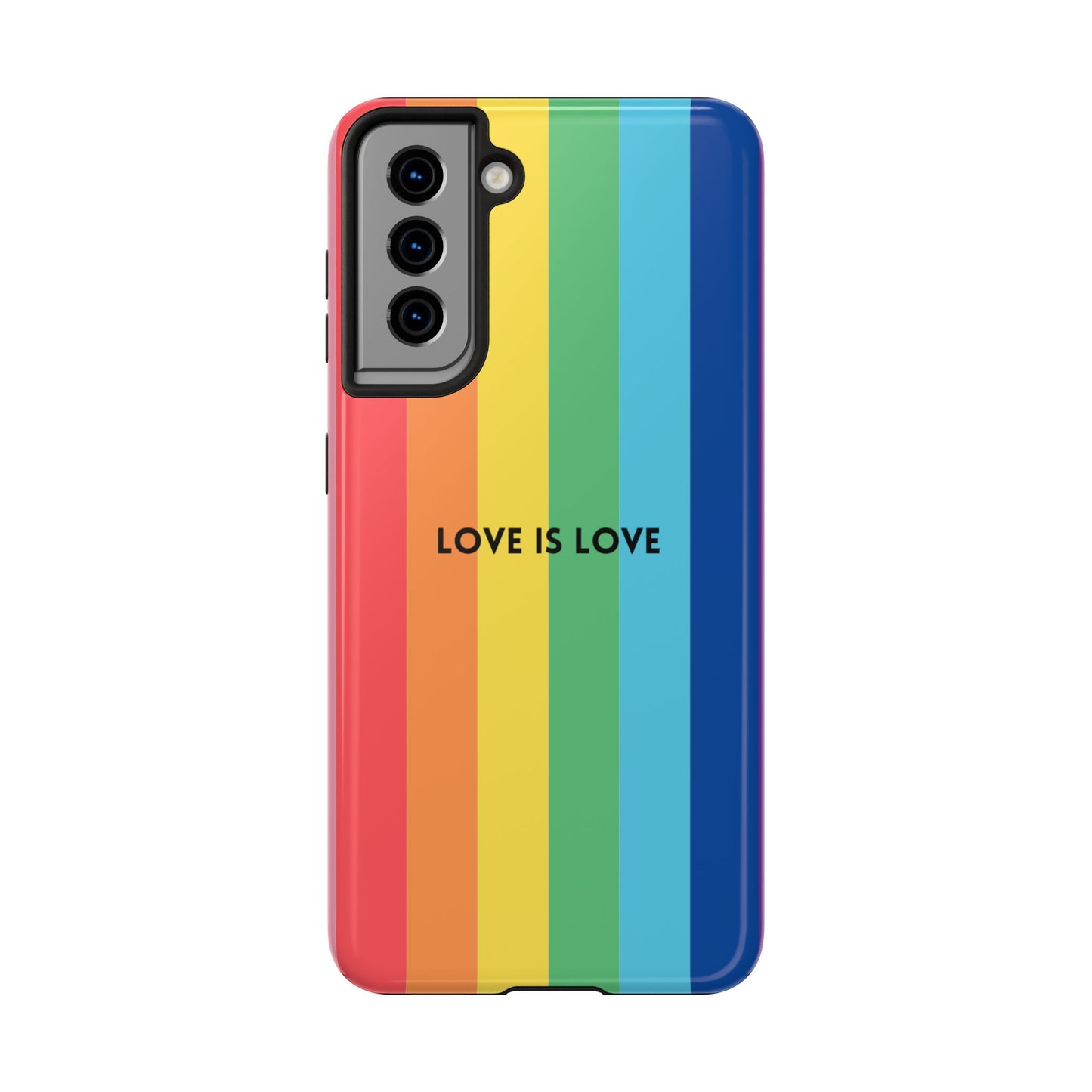 LOVE IS LOVE Colorful Love, Pride Tough Phone Case