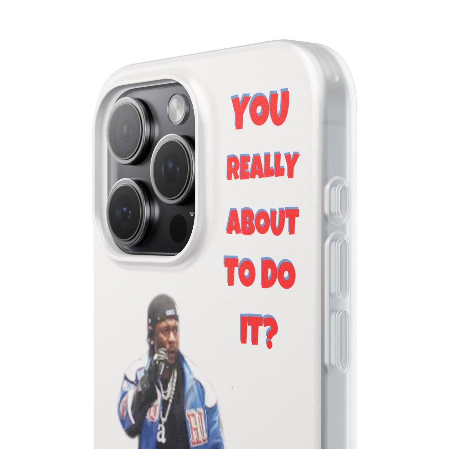kendrick Lamar Cool Quote Flexi Phone Case - "You Really About To Do It?"