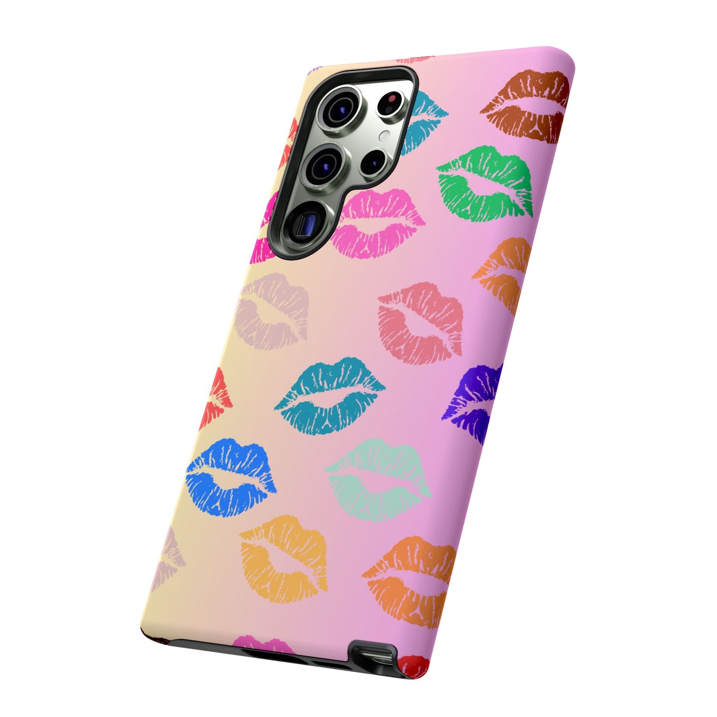Kiss Print Tough Phone Cases Cute, Durable for Samsung
