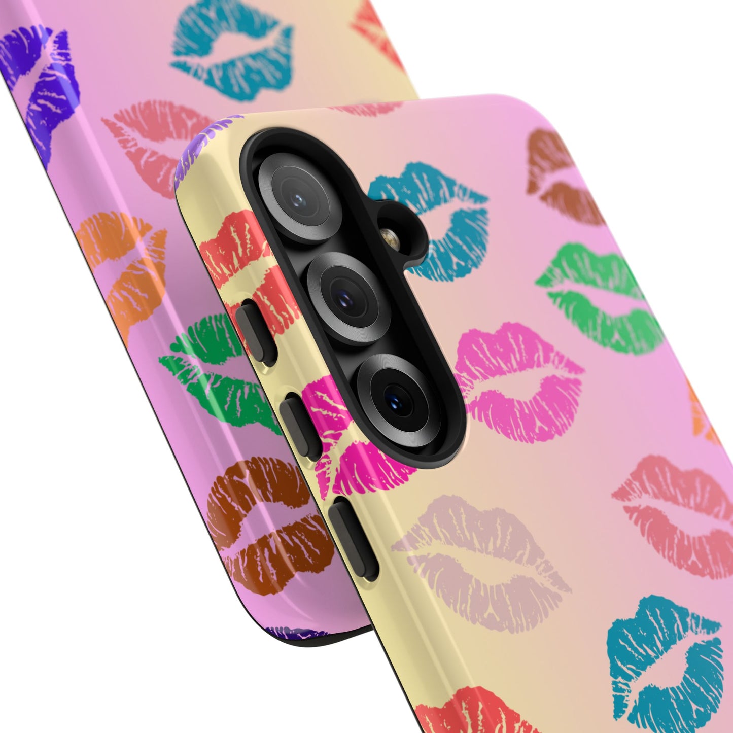 Kiss Print Tough Phone Cases Cute, Durable for Samsung