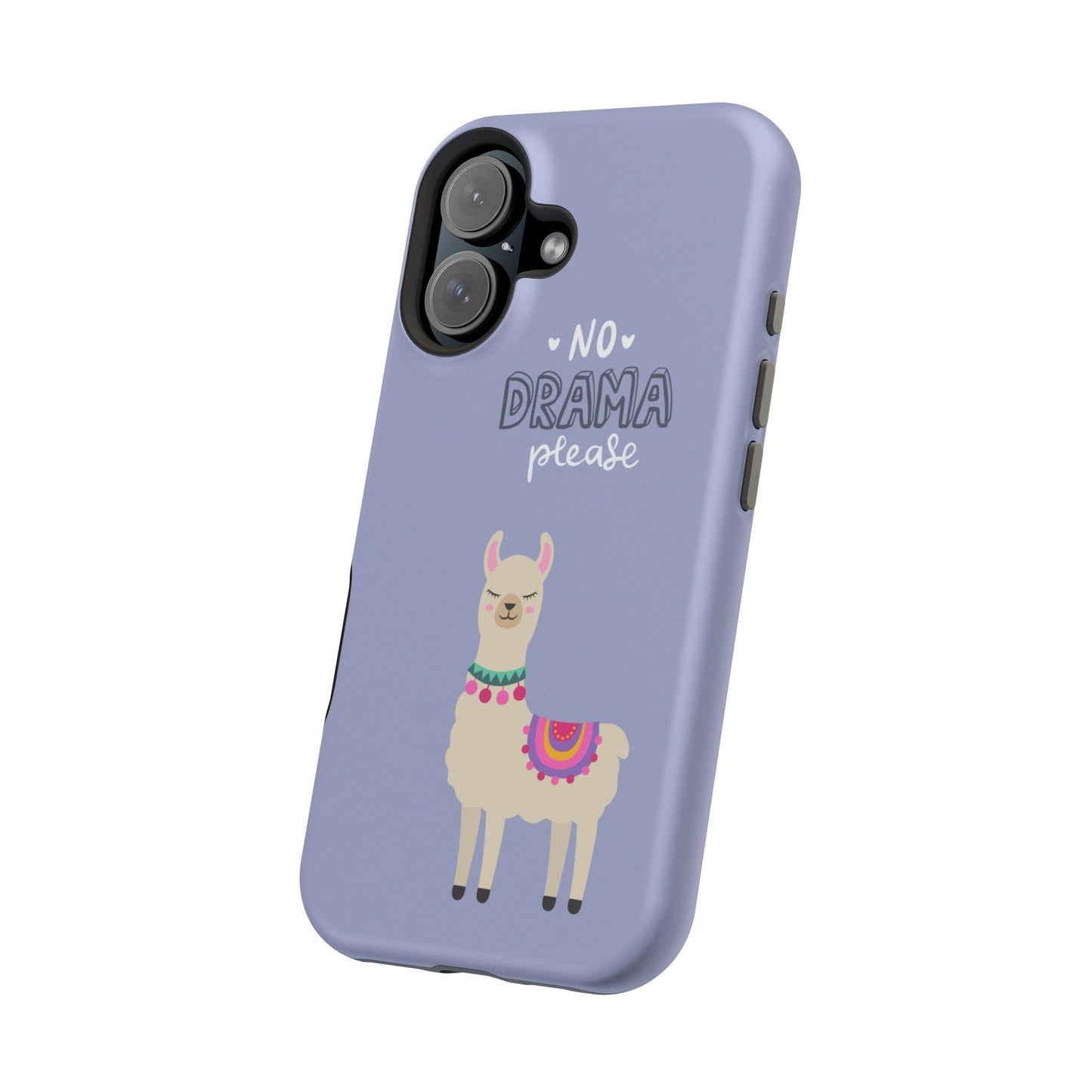Cute Llama - No Drama MAGNETIC Tough Phone Case