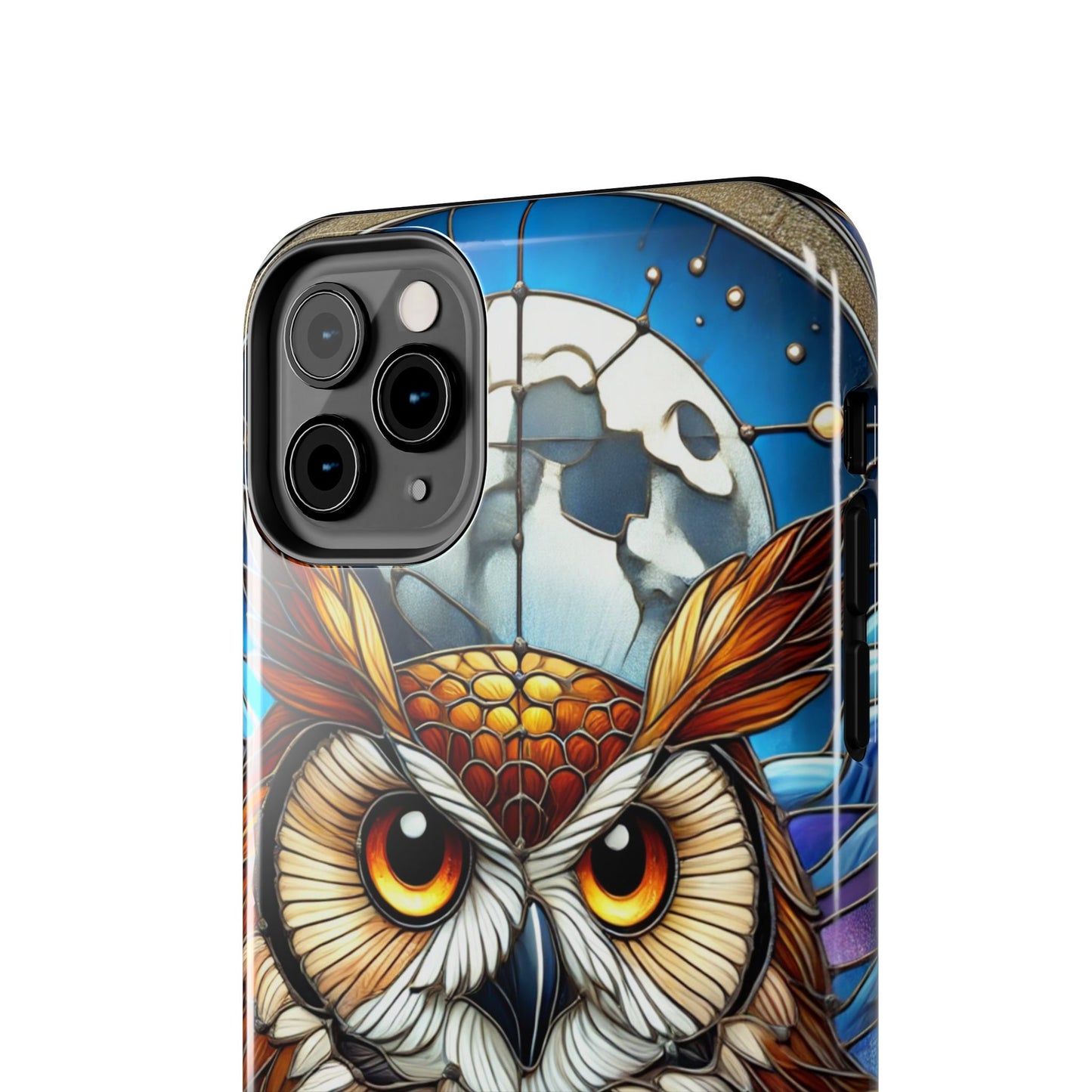 IPhone Case - Owl Stained Glass Design - Durable Protection