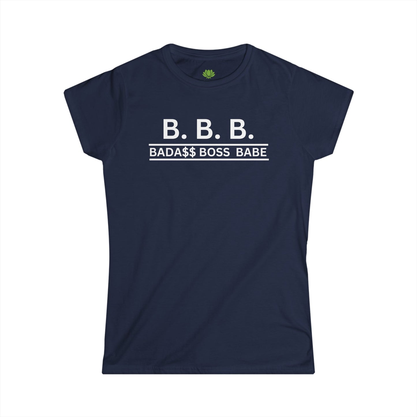 Badass Boss Babe Women's Softstyle Tee - Empowering Graphic Tee