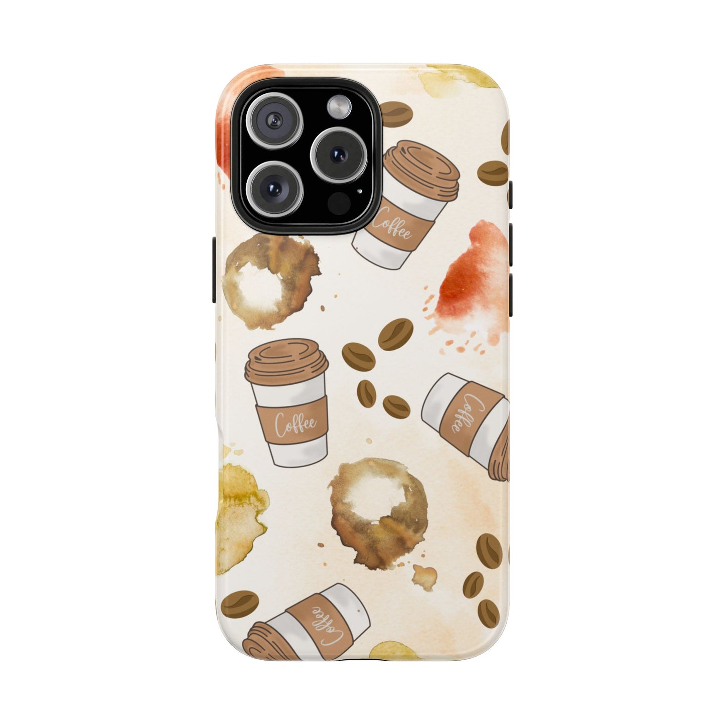 Cute, Trendy, Coffee Lover, Barista Tough Phone Cases for Iphone