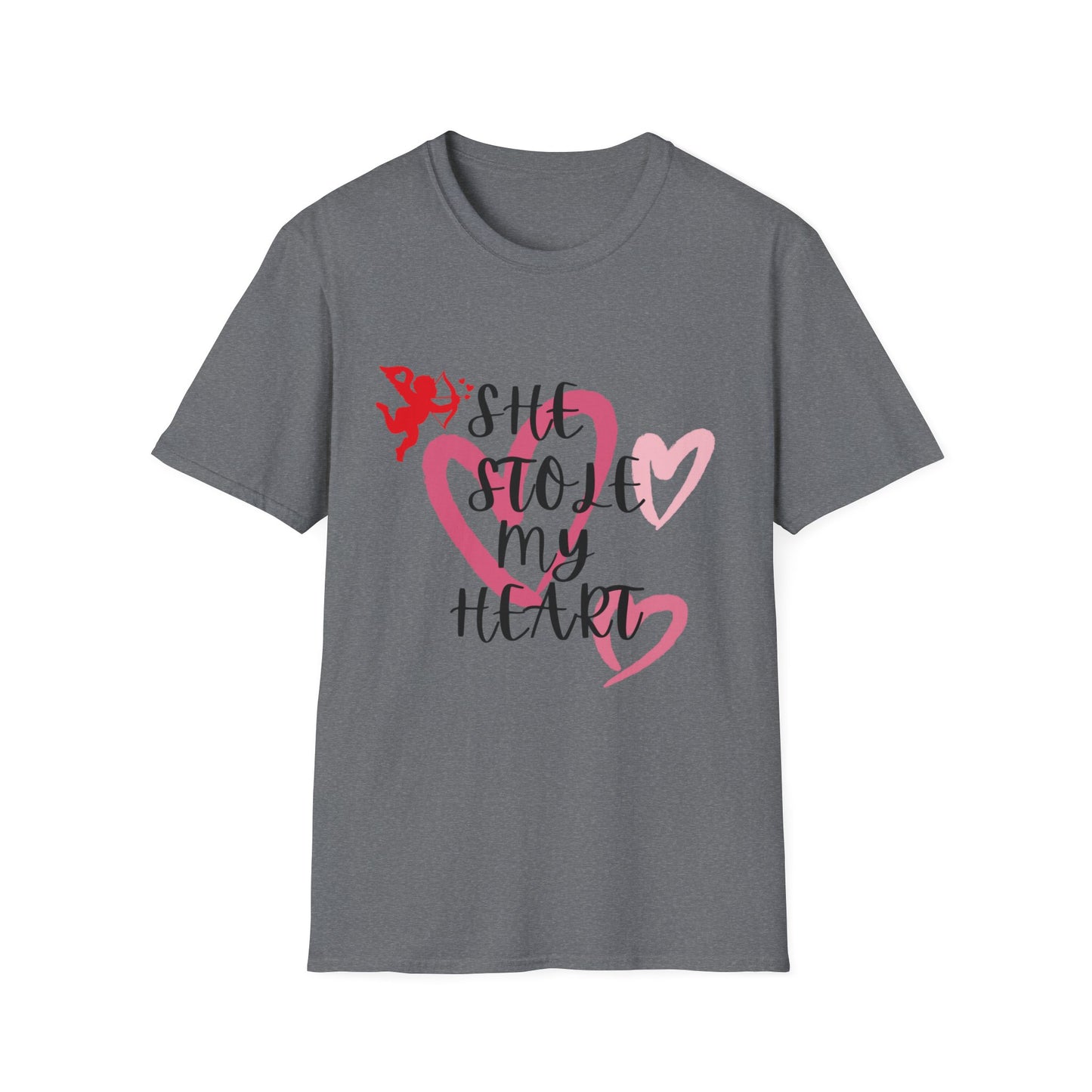 SHe Stole My Heart Unisex T-Shirt - Cute Valentine’s Day Couple Shift