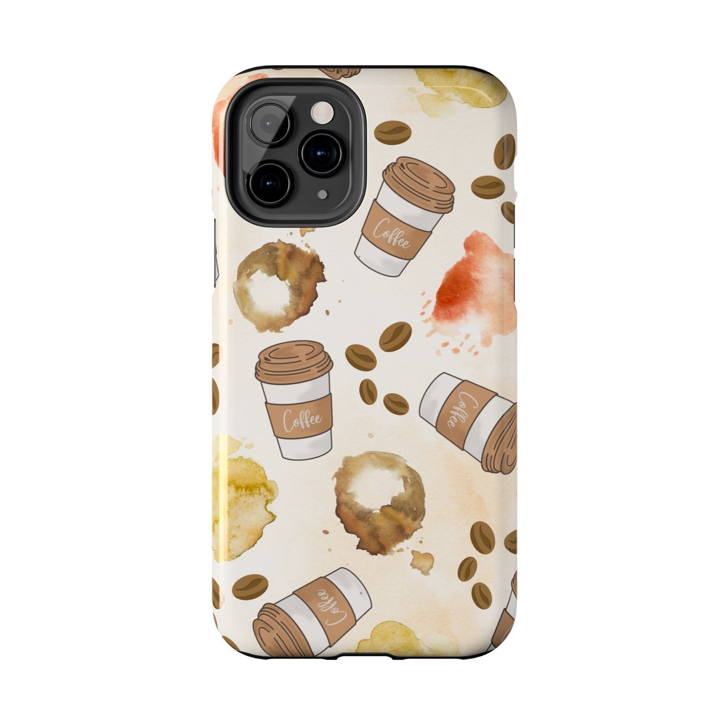 Cute, Trendy, Coffee Lover, Barista Tough Phone Cases for Iphone