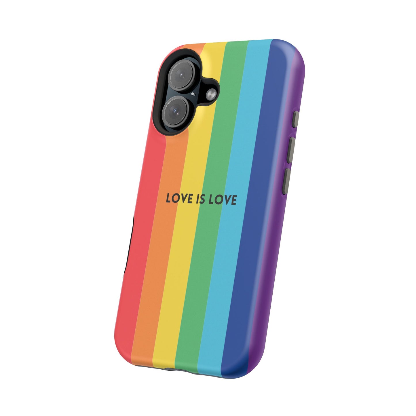 lOVE IS LOVE- Rainbow, LGBTQ+ Pride MAGNETIC Phone Case