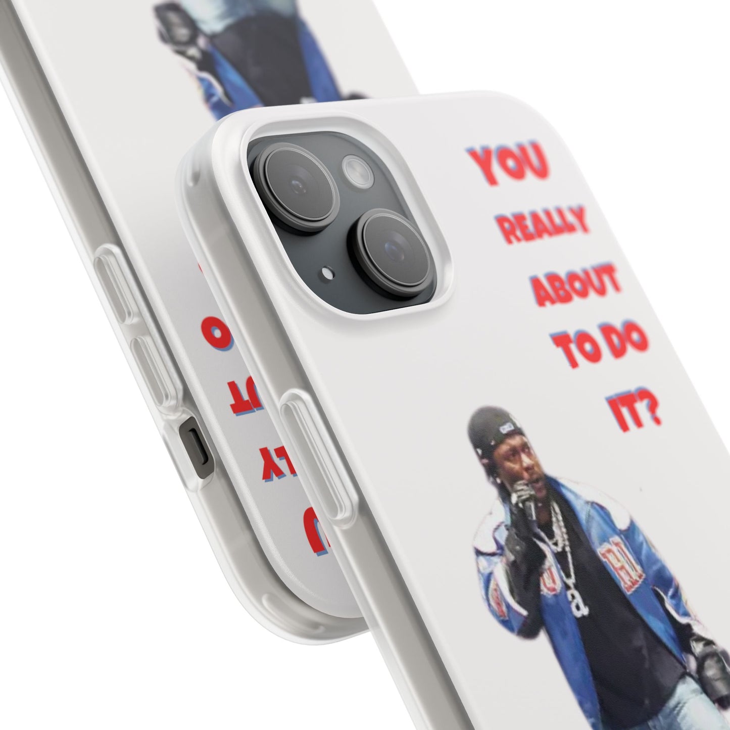 kendrick Lamar Cool Quote Flexi Phone Case - "You Really About To Do It?"