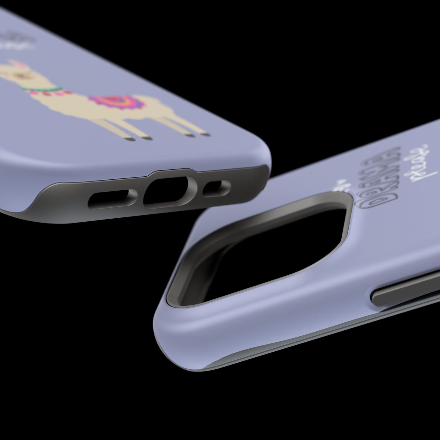 Cute Llama - No Drama MAGNETIC Tough Phone Case