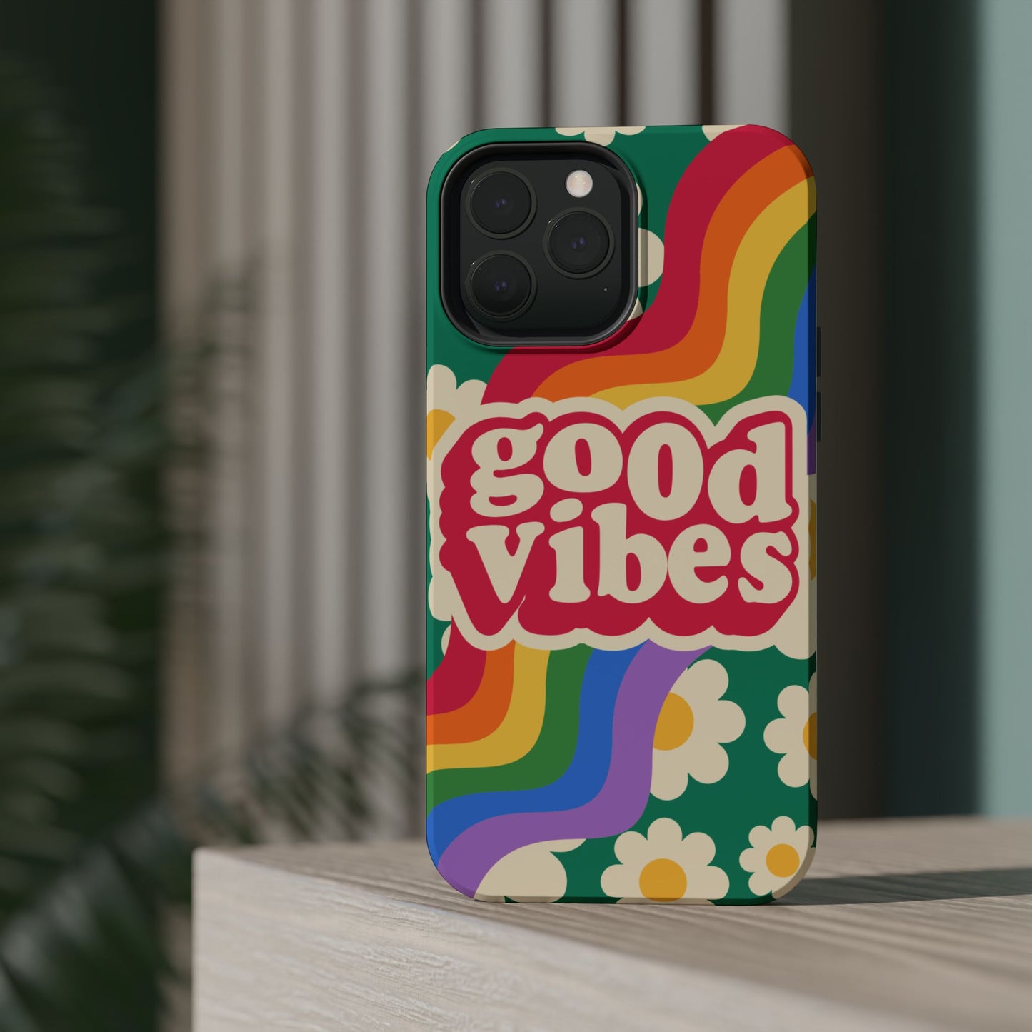 Good Vibes MAGNETIC Tough Phone Cases, Colorful, Cheerful Phone Protection, Gifts for Friends