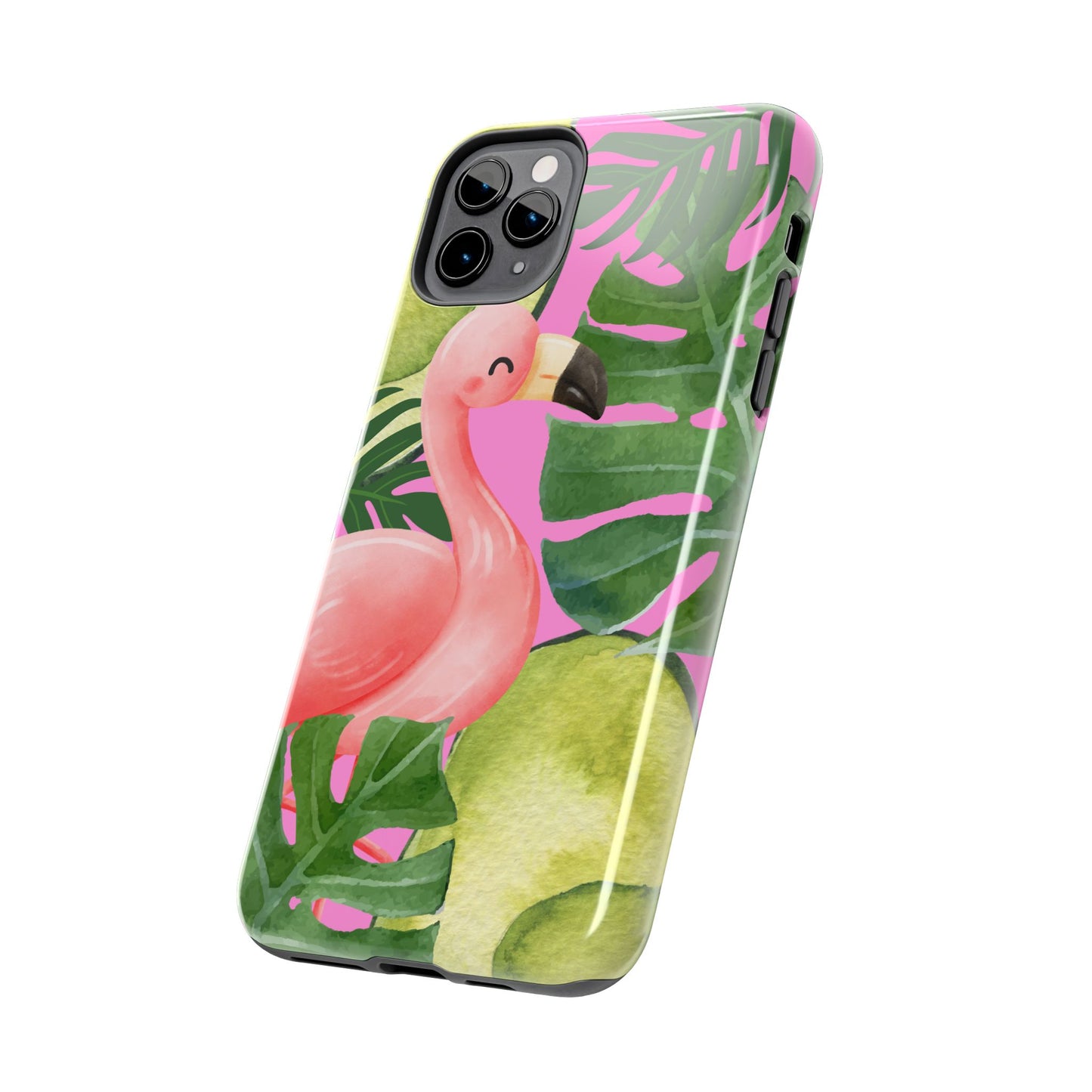 Tropical Flamingo, Cute, Summer Vibes Tough Phone Case