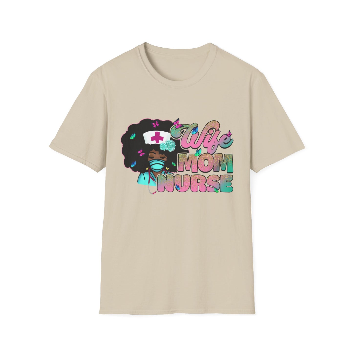 Funny Nurse T-Shirt for Moms | Wife Mom Nurse Tee | Perfect Gift for Healthcare Workers