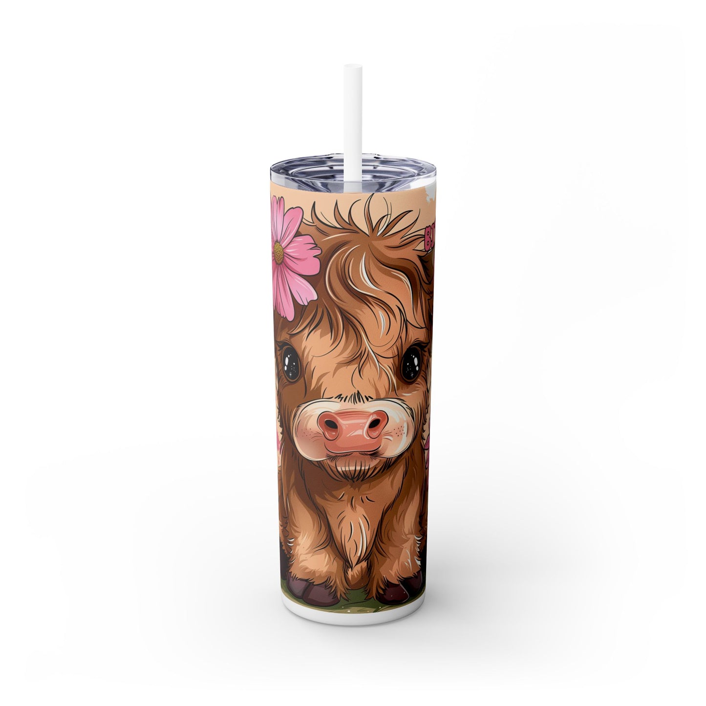Cute Cow Tumbler with Straw | 20oz |A BIT OF A MESS BUT I'M DOING MY BEST Gift for Birthdays & Special Occasions