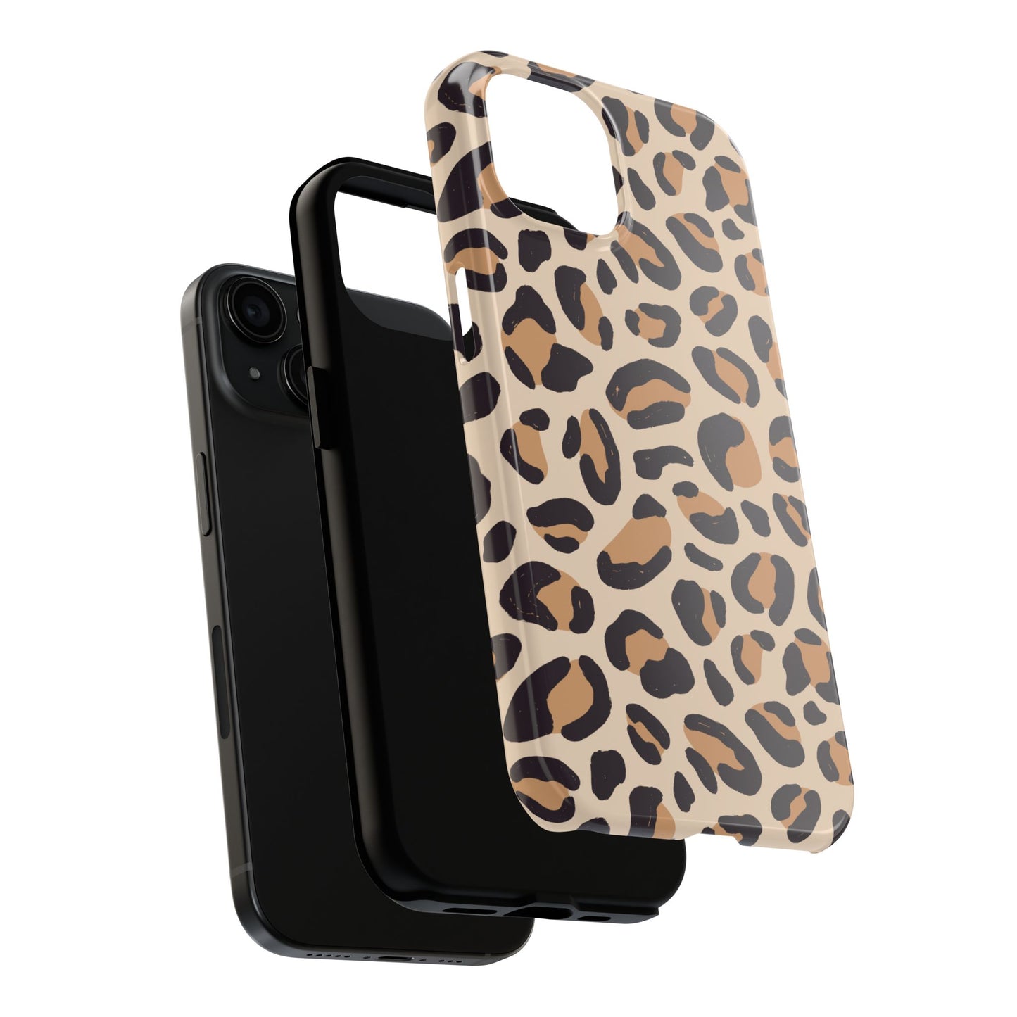 Stylish Leopard Print Tough Phone Cases