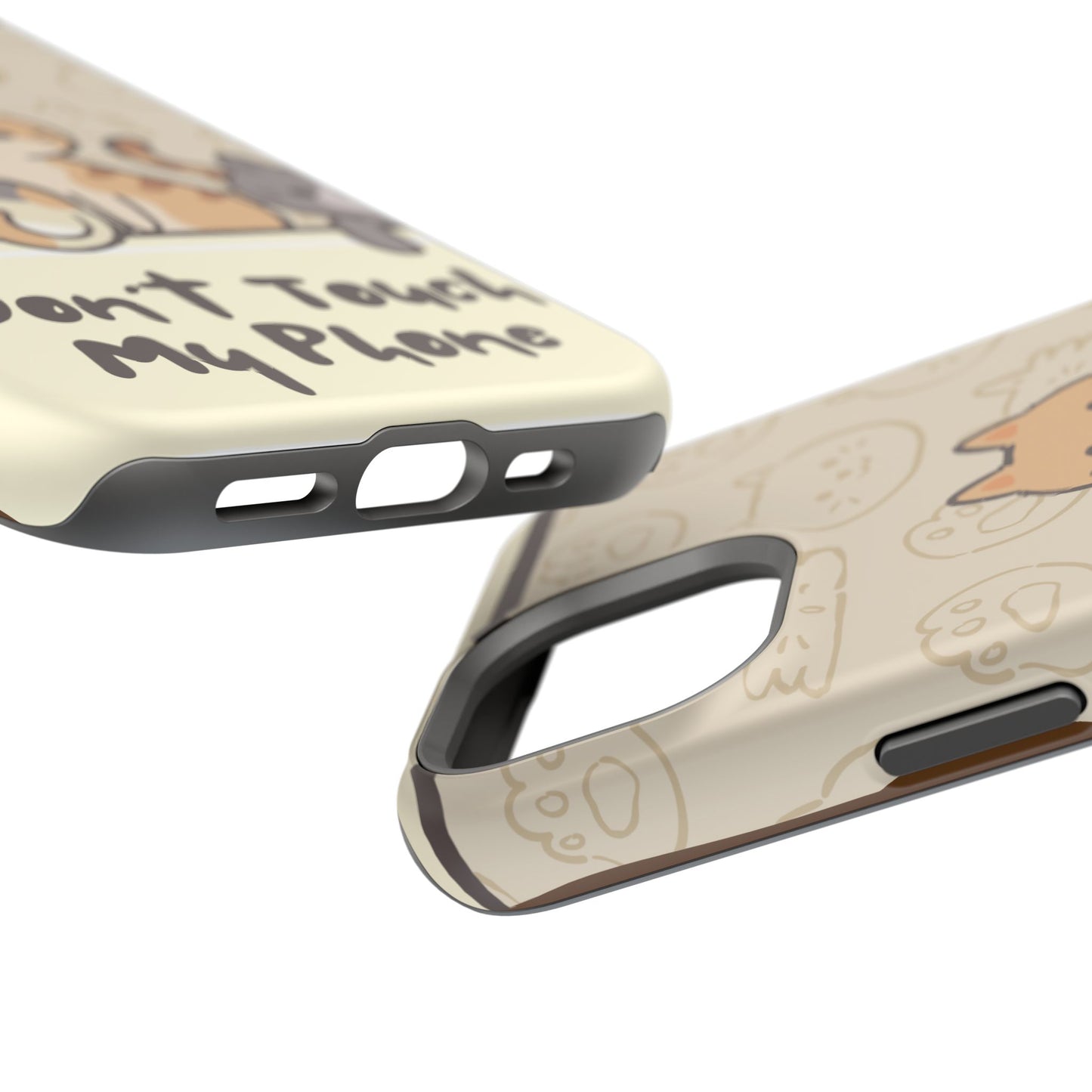 Cute Cat Tough MAGNETIC Phone Case - Don’t Touch My Phone!