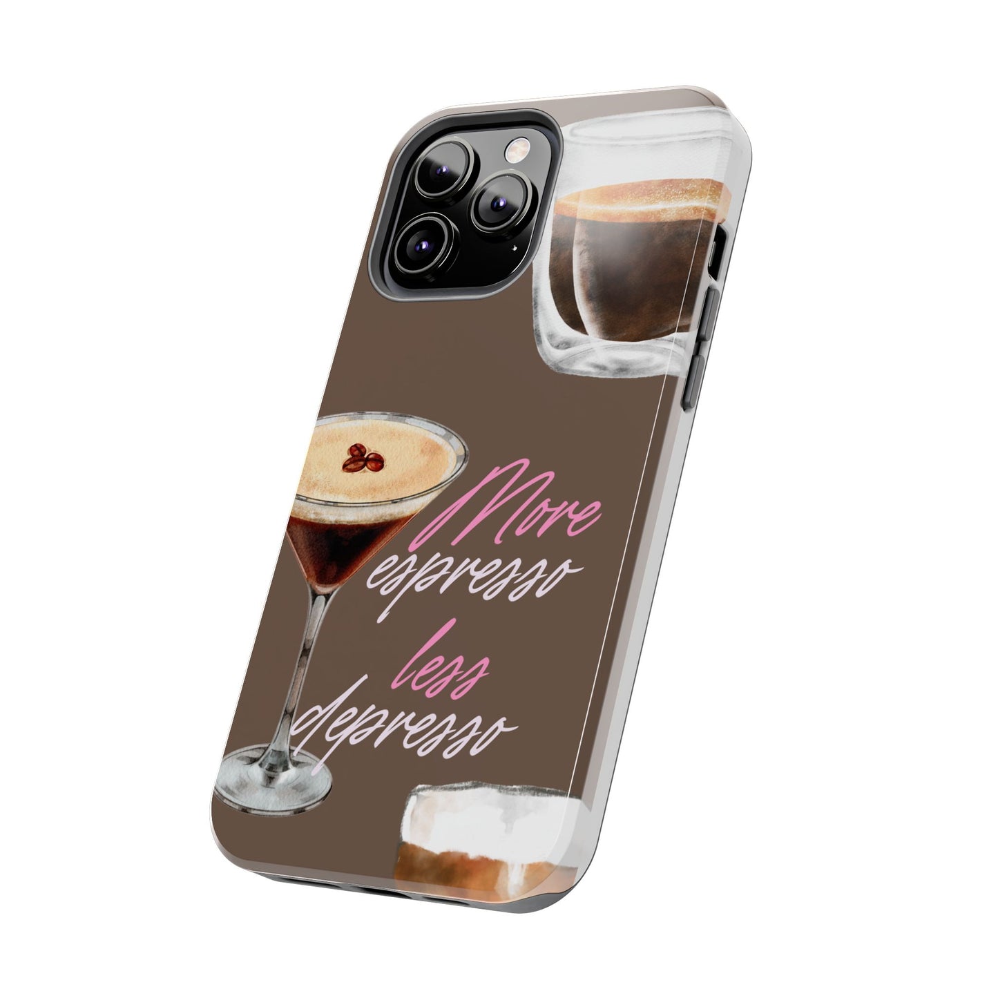 Stylish Coffee Phone Case, Espresso Lovers Gift, Cute Tough Case, Coffee Aesthetic, Phone Accessory for Baristas