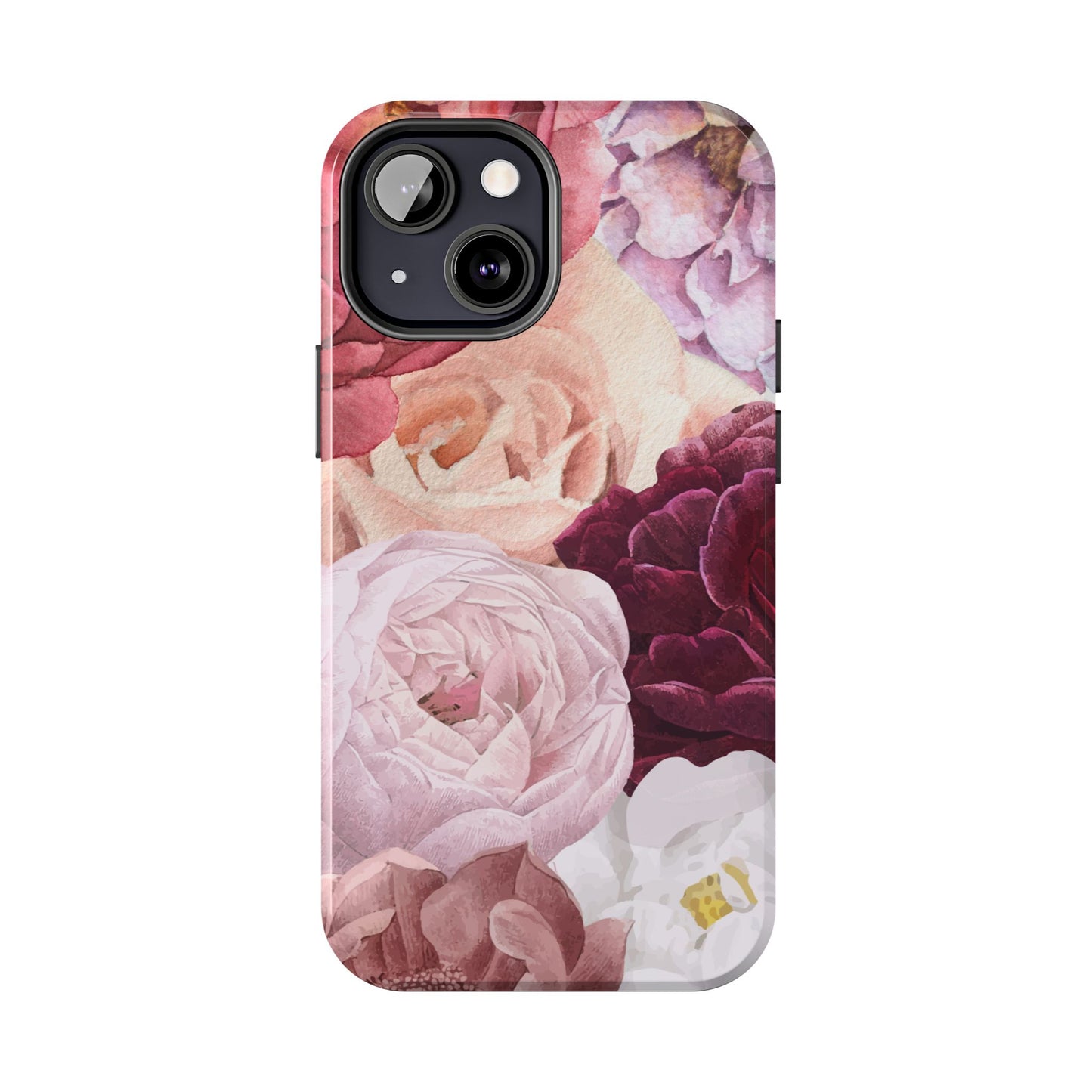 Elegant Protection for Every Occasion Floral Tough Phone Case