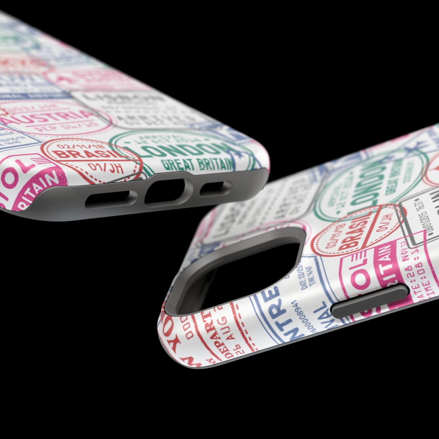 Travel-Inspired, Passport, Travelers, Adventure Stamp, Unique MAGNETIC Phone Case
