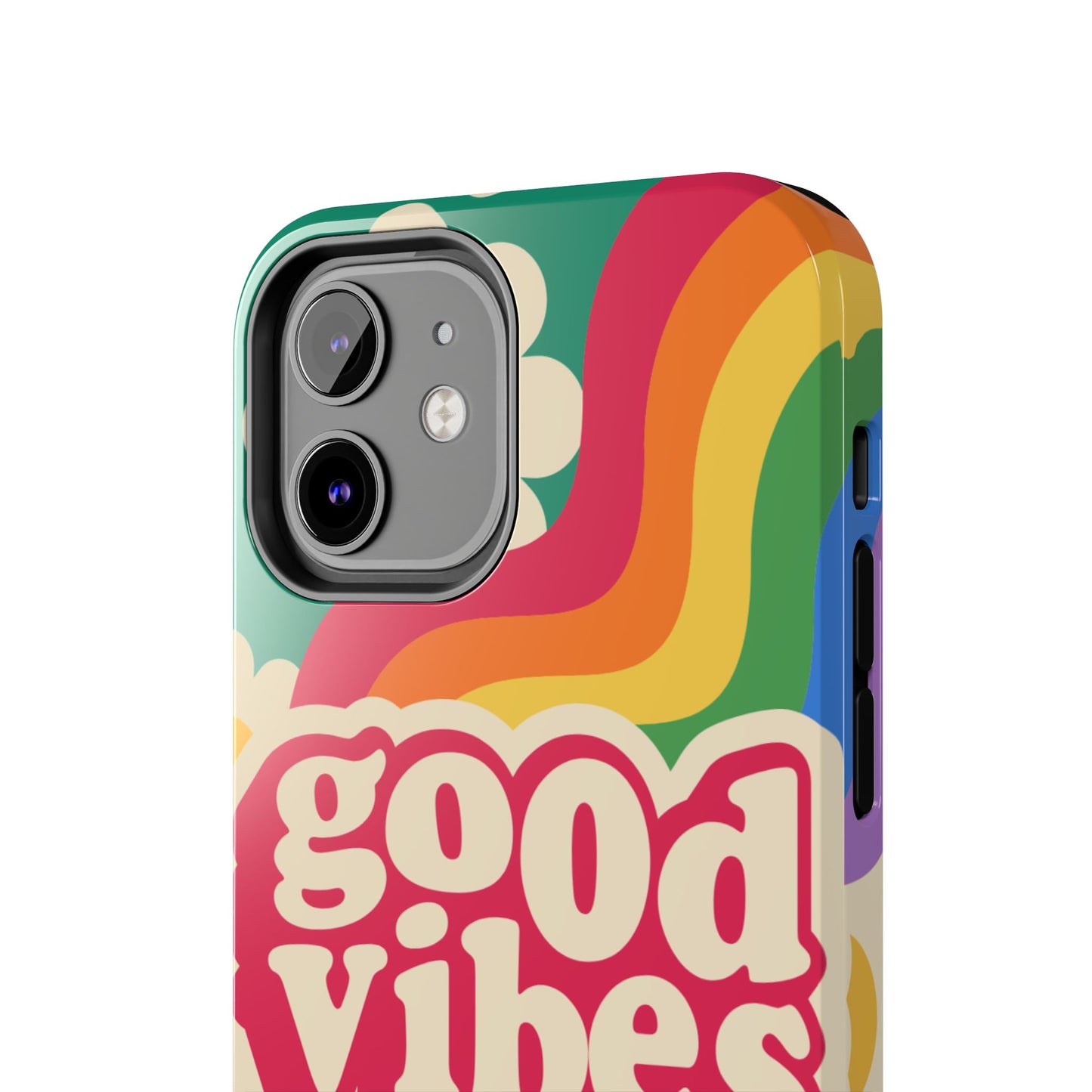 Good Vibes Tough Phone Cases, Colorful, Cheerful Phone Protection, Gifts for Friends