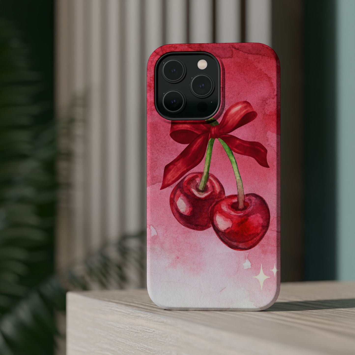 Chic Cherry Magnetic Tough Cases for iPhone