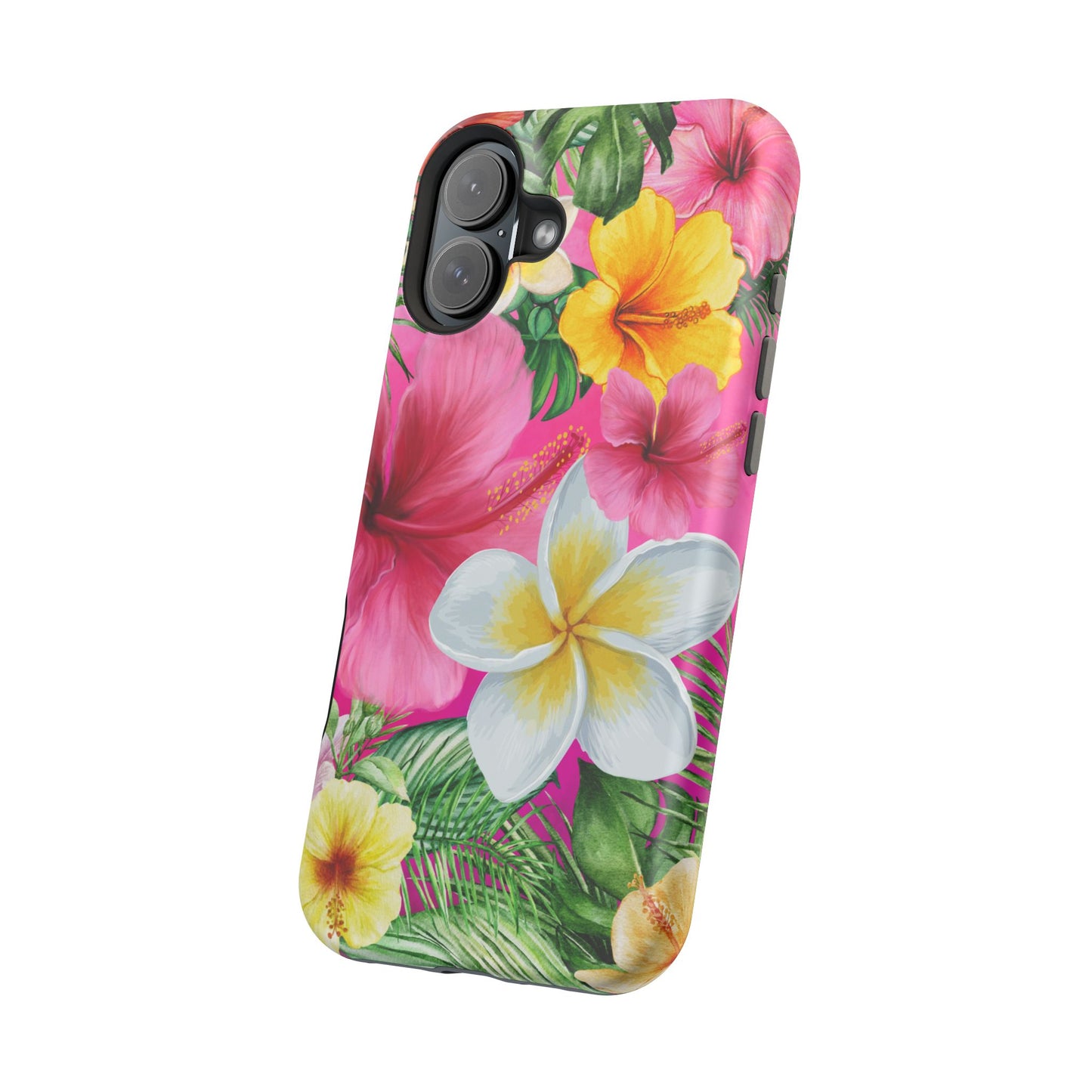 Tropical Floral MAGNETIC Phone Case - Tough, Durable, Chic Protection, Summer Vibes, Gift for Her