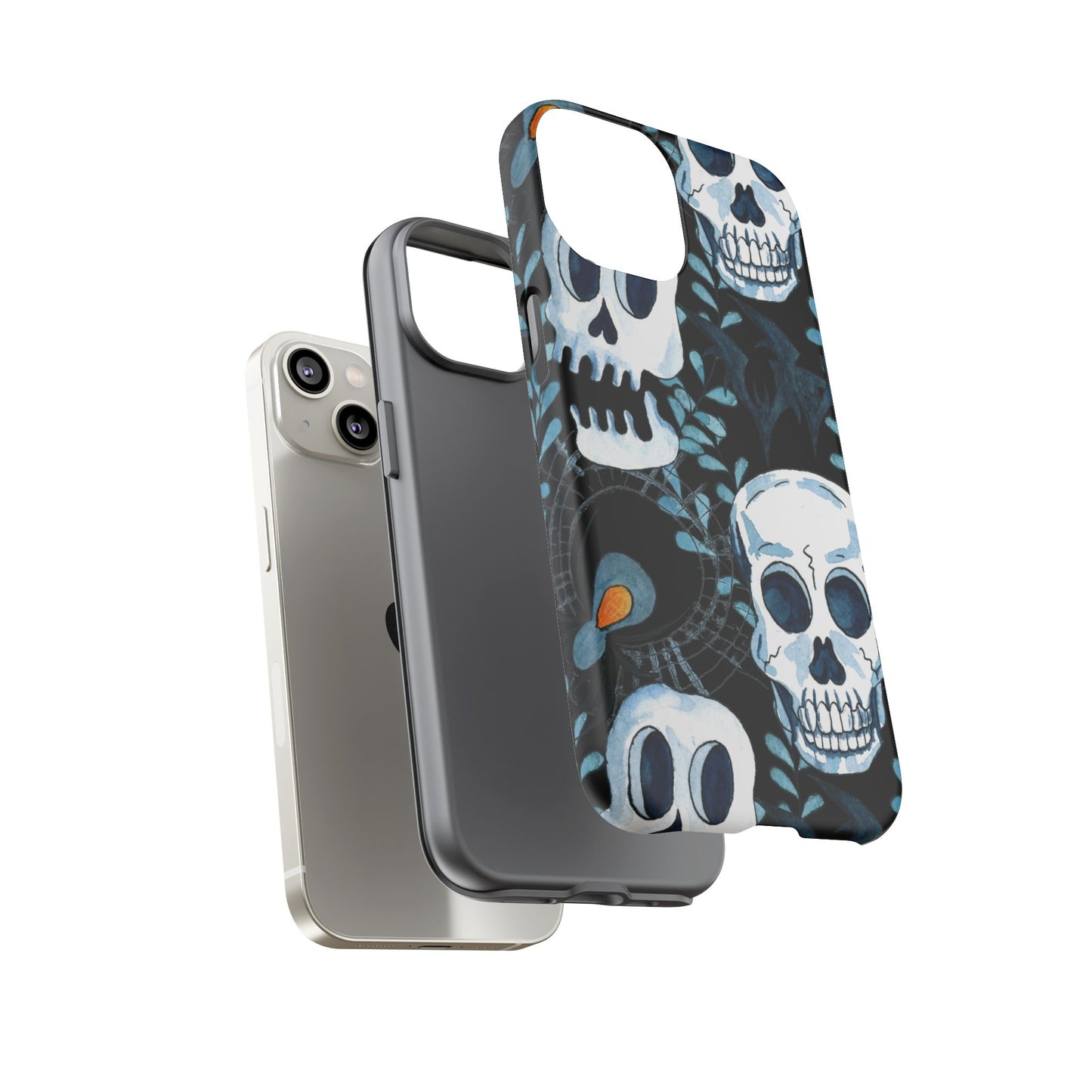 Halloween, Skull, Gothic Phone Case for Iphone - FREE Shipping