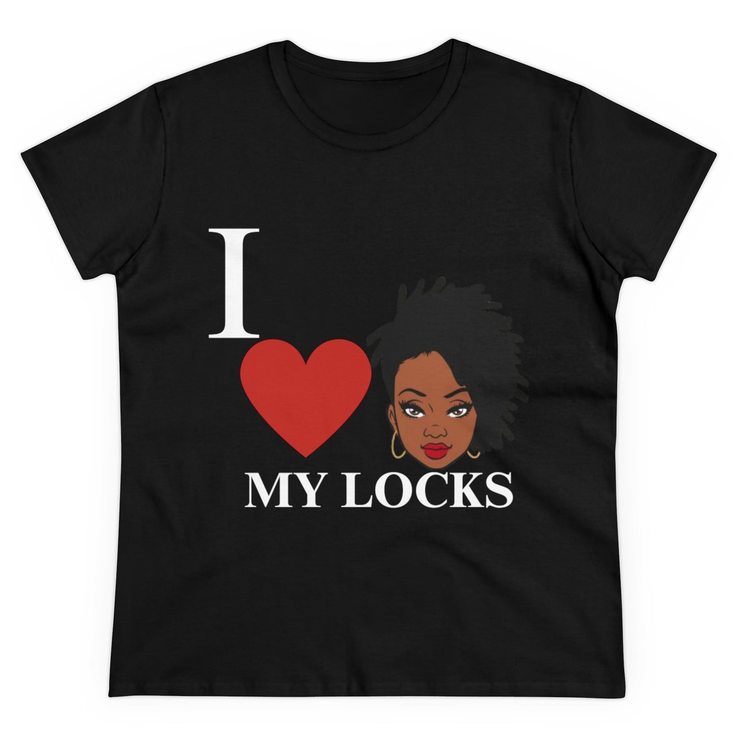 Women's Cotton Tee - Natural Hair Celebration Tee - Celebrate Natural Hair
