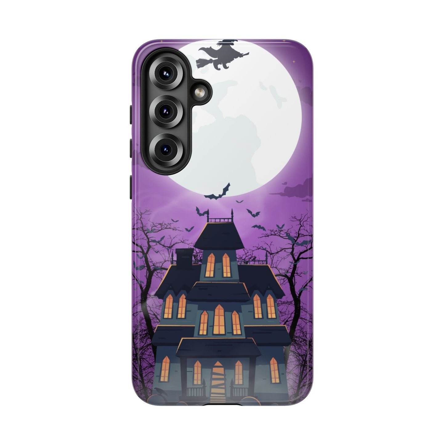 Halloween Haunted, Spooky House, Witchy Vibe Phone Case for Samsung