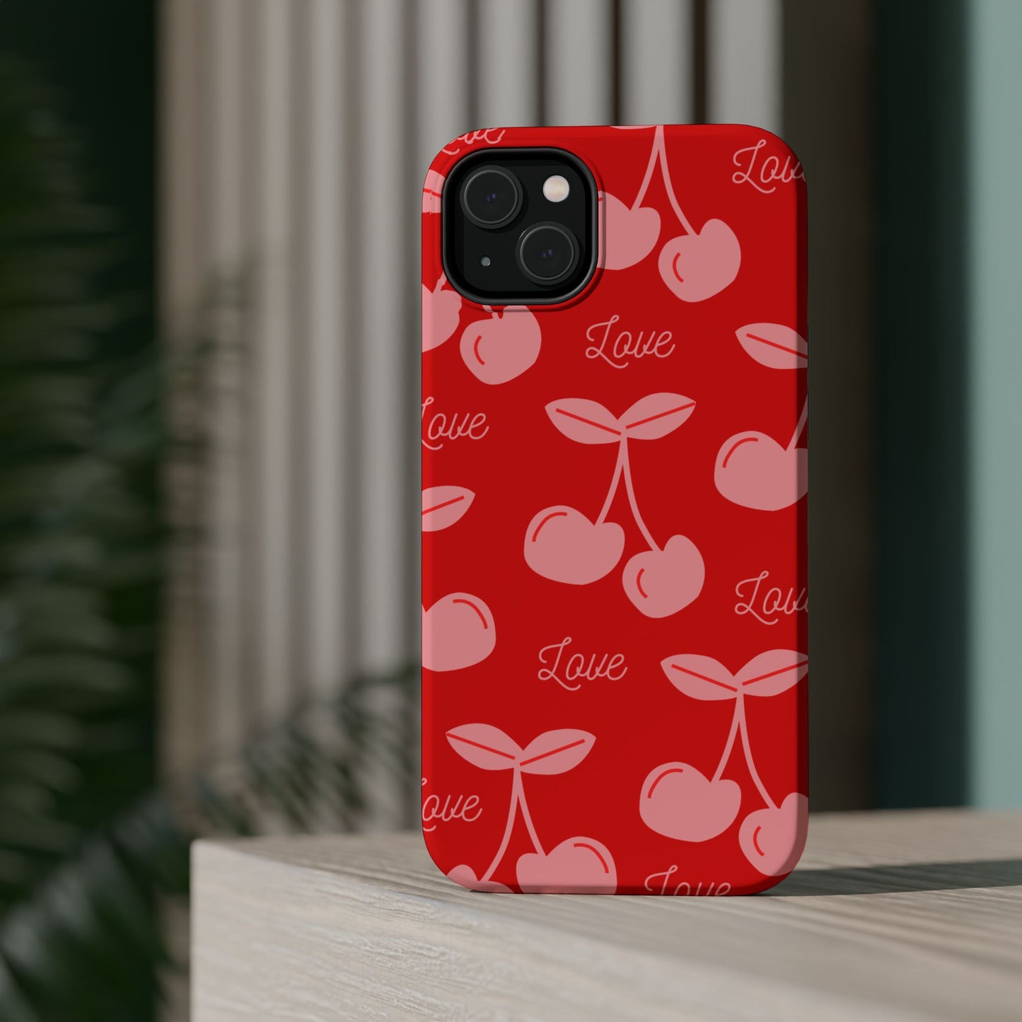 Cherry Love MAGNETIC Tough Cases, Cute Protection, Gift for Her, Valentine's Day