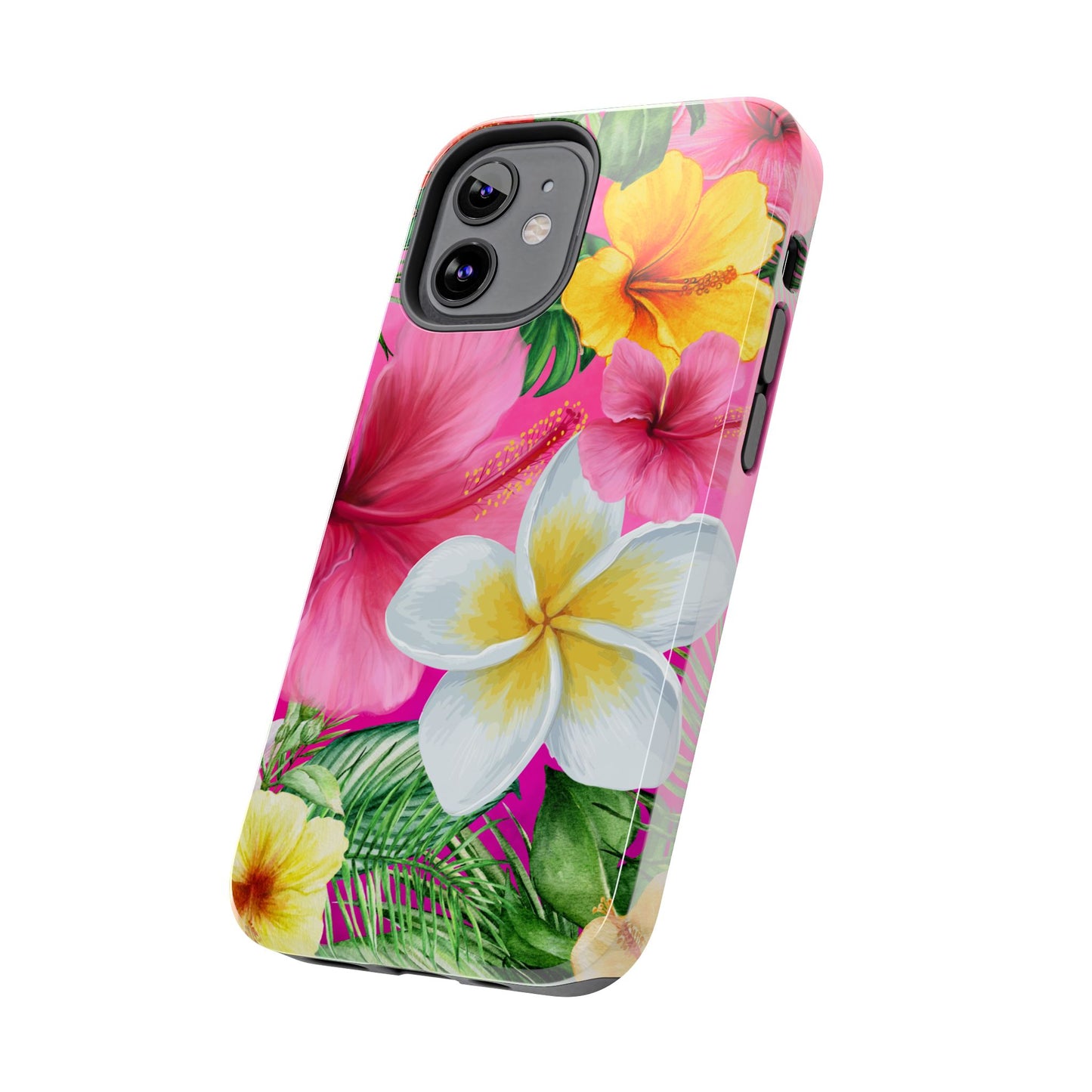 Tropical Floral Phone Case - Tough, Durable, Chic Protection, Summer Vibes, Gift for Her