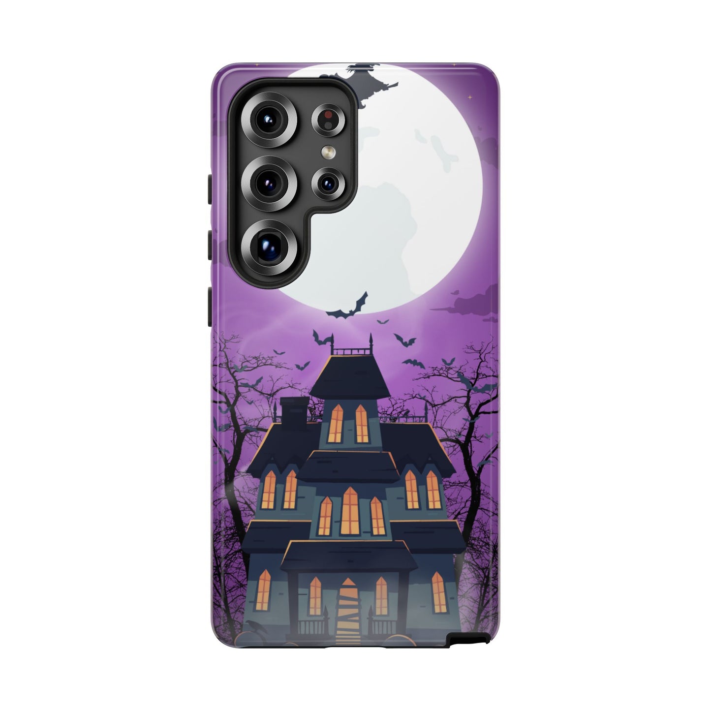 Halloween Haunted, Spooky House, Witchy Vibe Phone Case for Samsung
