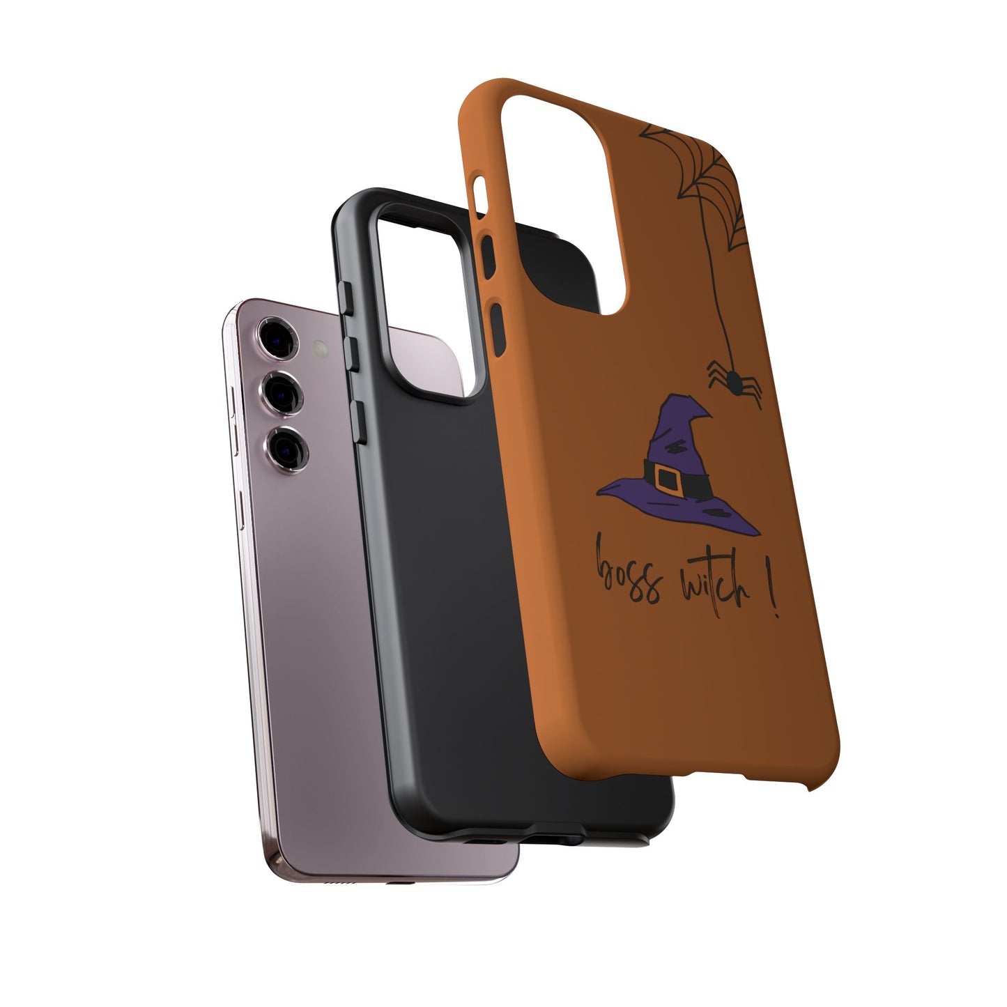 Halloween Phone Case, Boss Witch Phone Cover, Spooky Witch Design, Phone Accessory, Gift for Her, Autumn Decor, Witchy Aesthetic