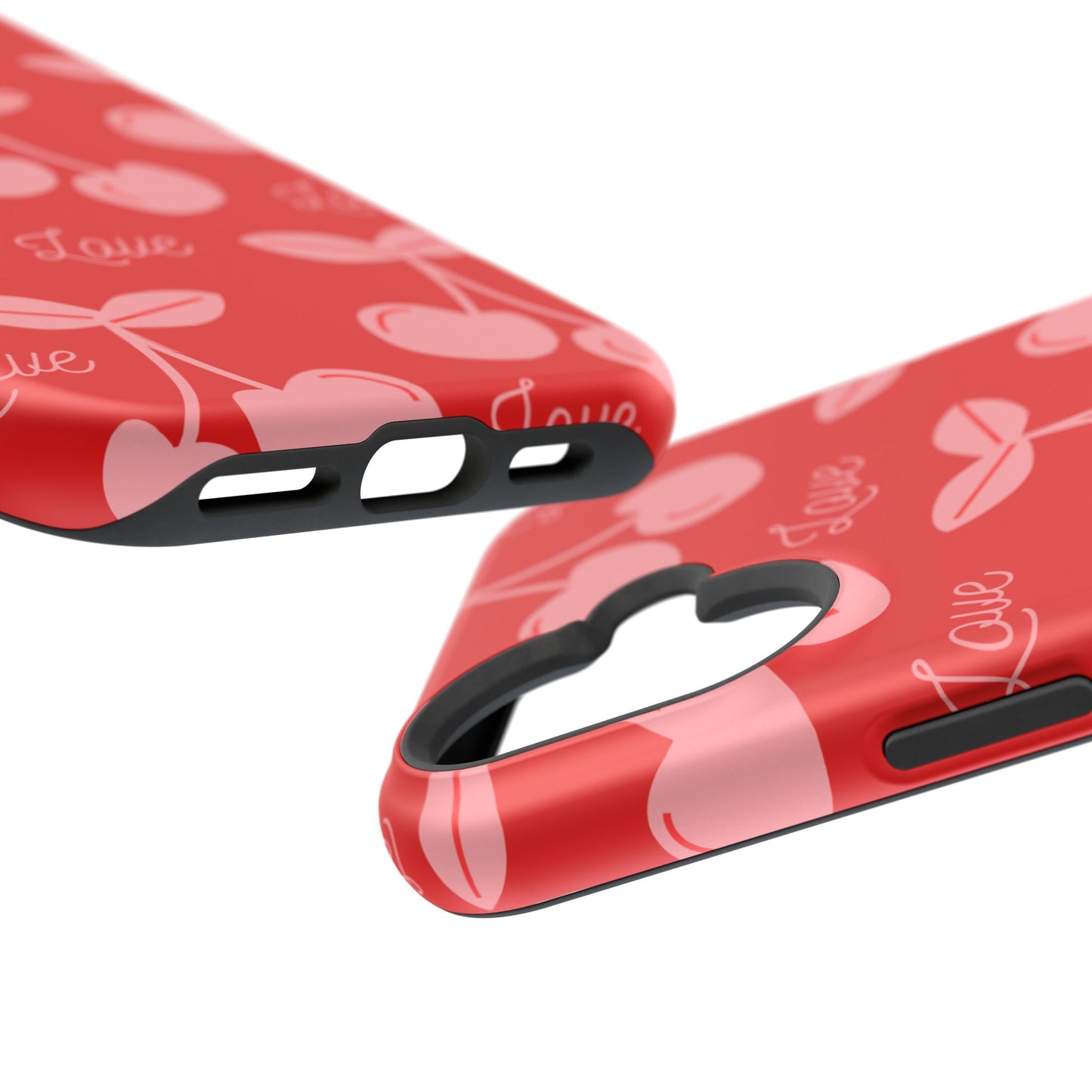 Cherry Love MAGNETIC Tough Cases, Cute Protection, Gift for Her, Valentine's Day