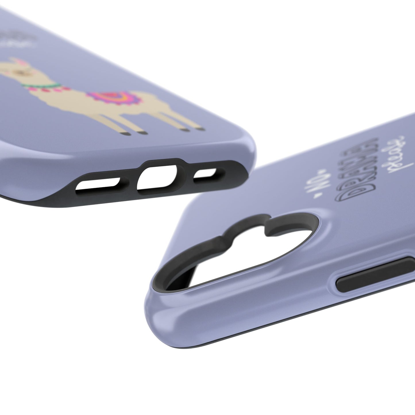 Cute Llama - No Drama MAGNETIC Tough Phone Case
