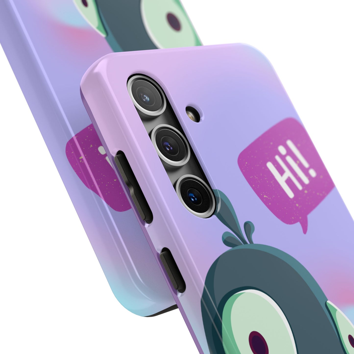 Colorful Cartoon Bird Tough Phone Case - Say Hi!