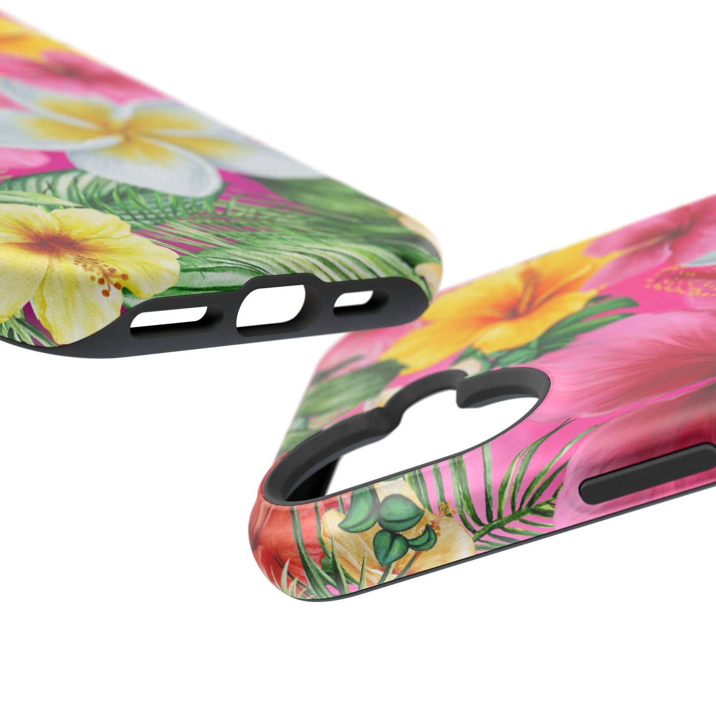 Tropical Floral MAGNETIC Phone Case - Tough, Durable, Chic Protection, Summer Vibes, Gift for Her