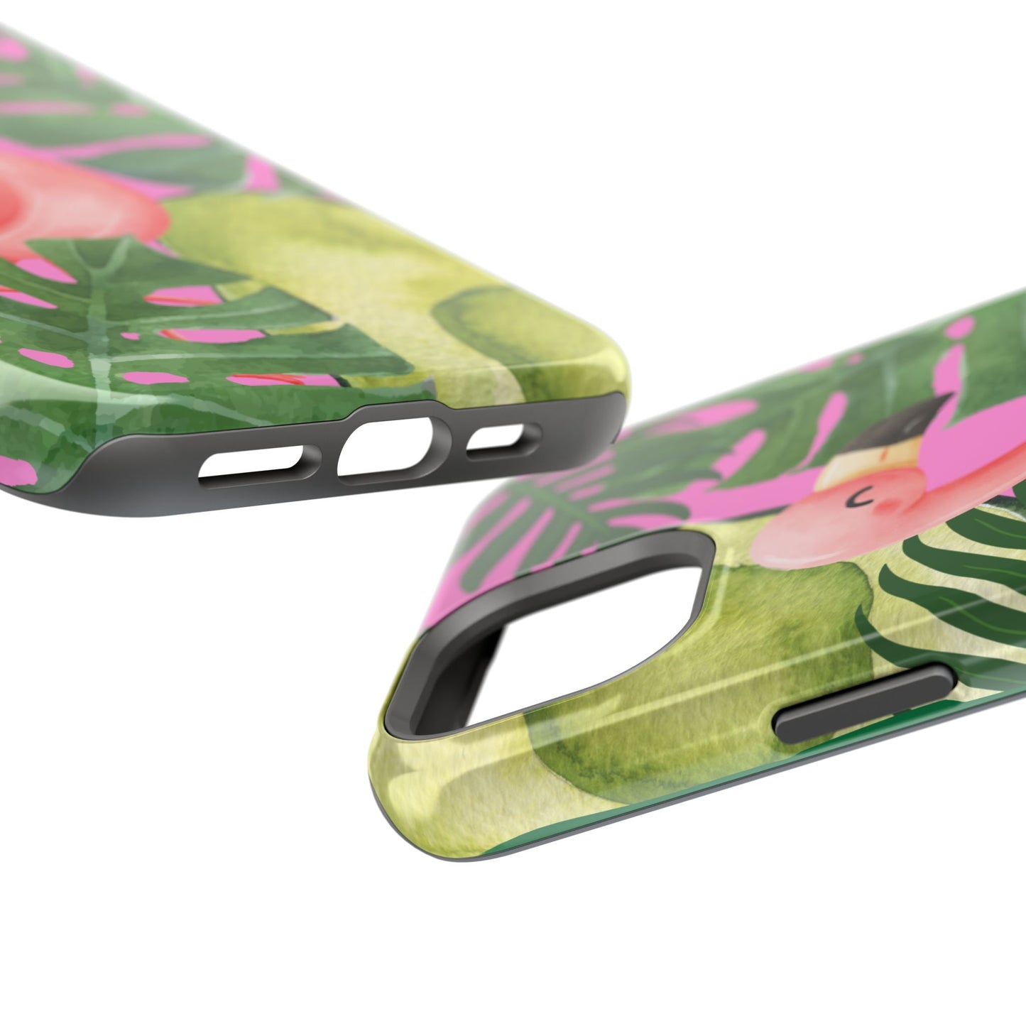 Tropical Flamingo, Cute, Summer Vibes MAGNETIC Tough Phone Case