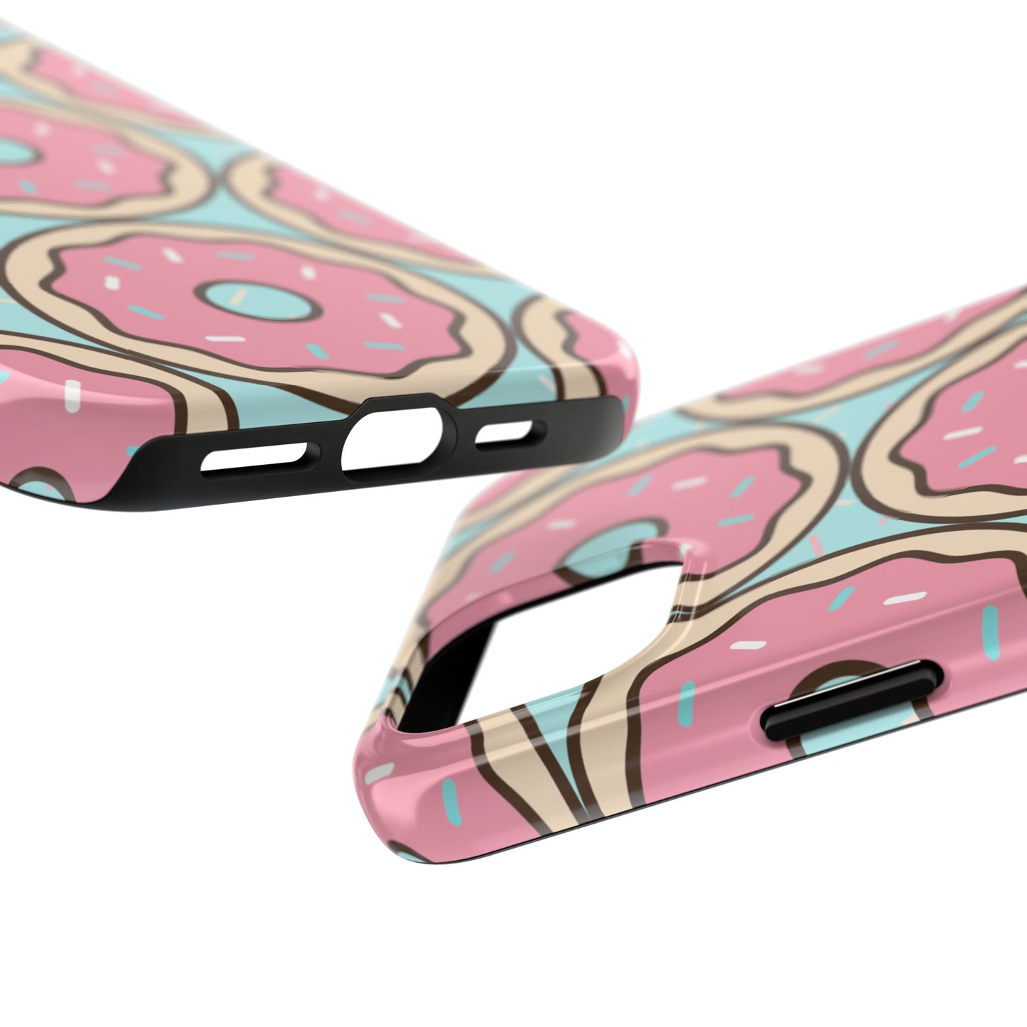 Cute Donut Pattern Tough Phone Case