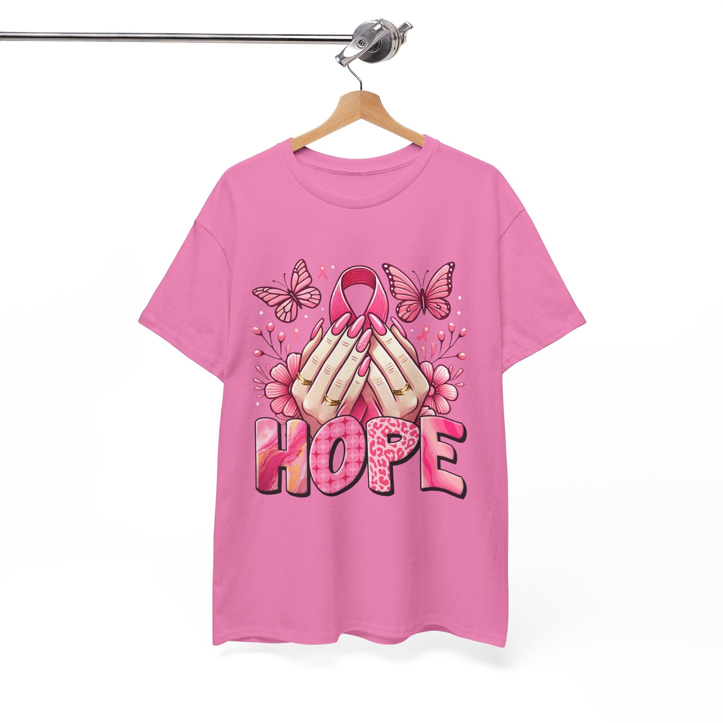 Hopeful Butterflies Unisex Heavy Cotton Tee