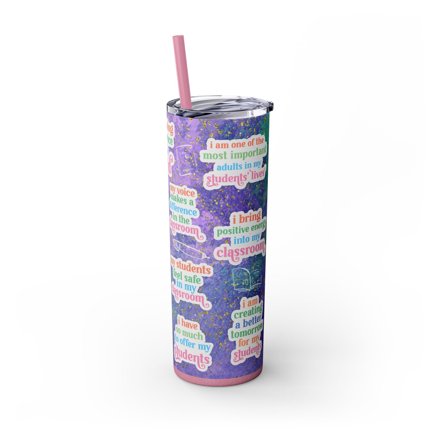 Teacher Daily Affirmation 20 oz Tumbler - Motivational