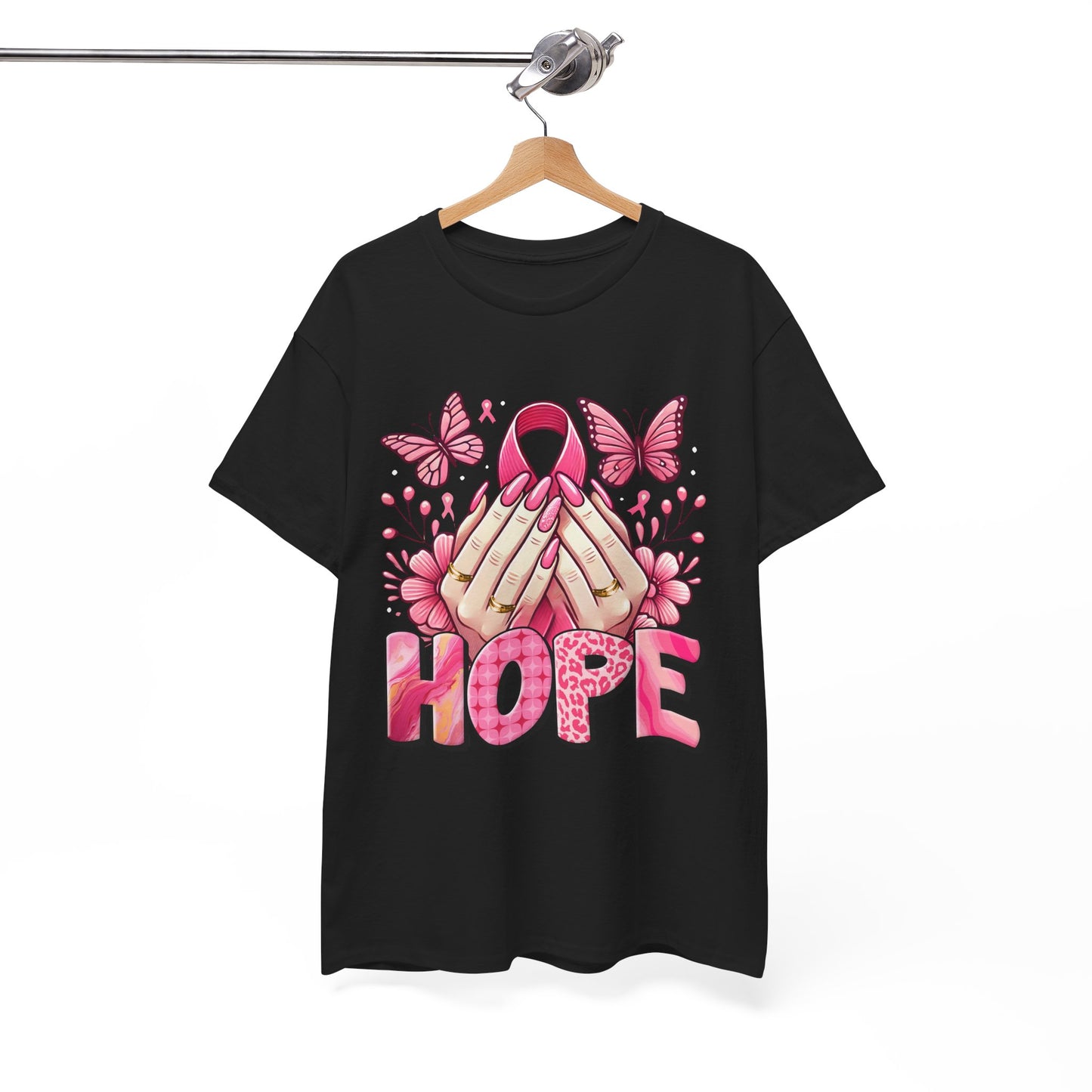 Hopeful Butterflies Unisex Heavy Cotton Tee