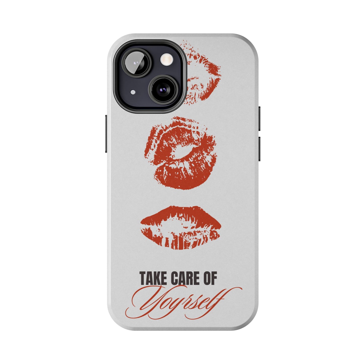 Kiss Print, Chic. Tough Phone Case