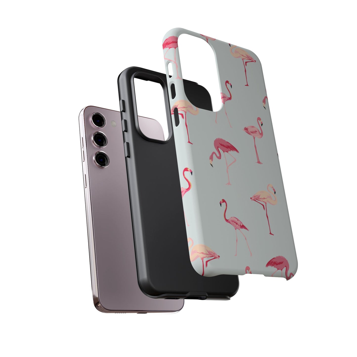 Stylish Flamingo, Summer Vibes Tough Phone Case for Samsung