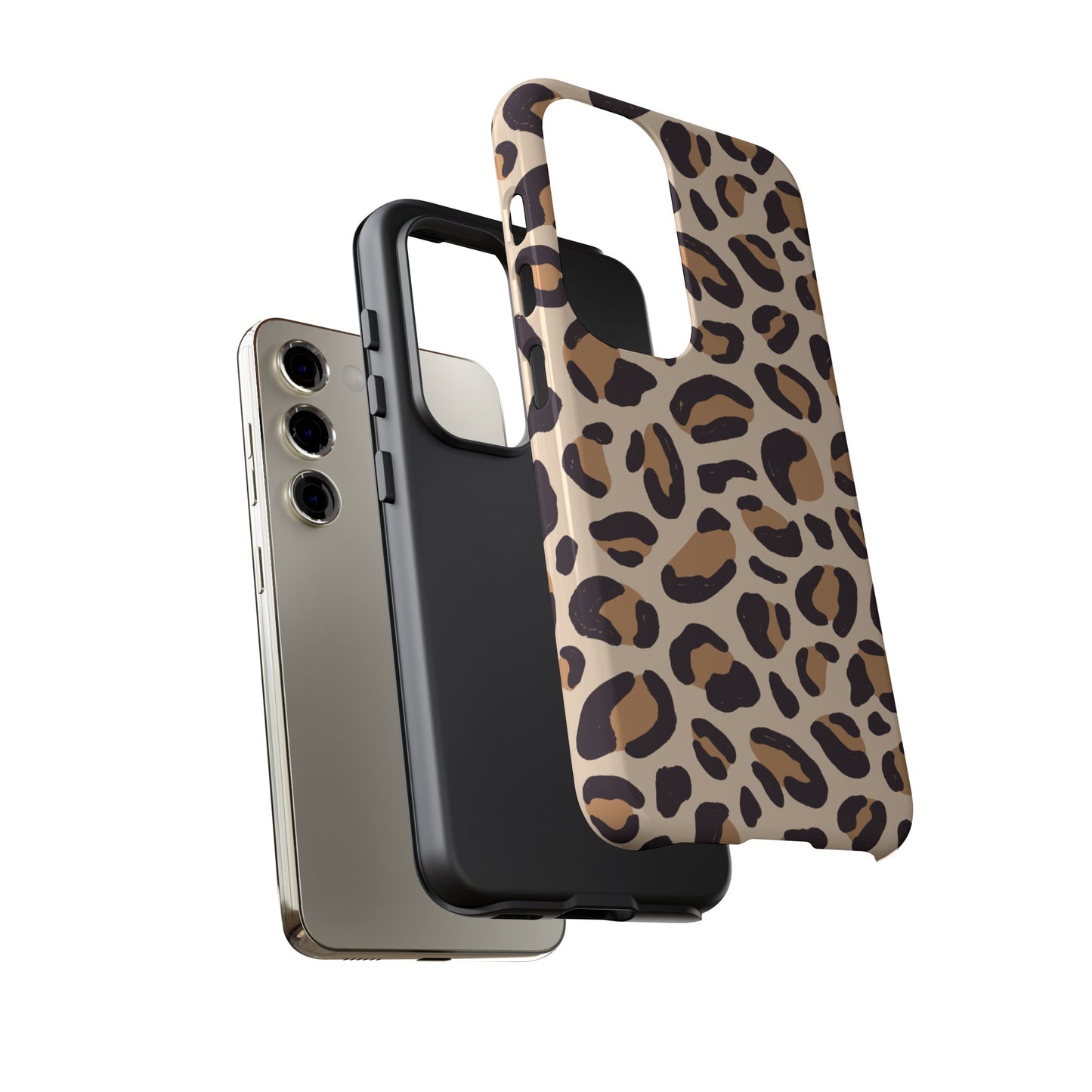 Leopard Print Tough Phone Case for Samsung