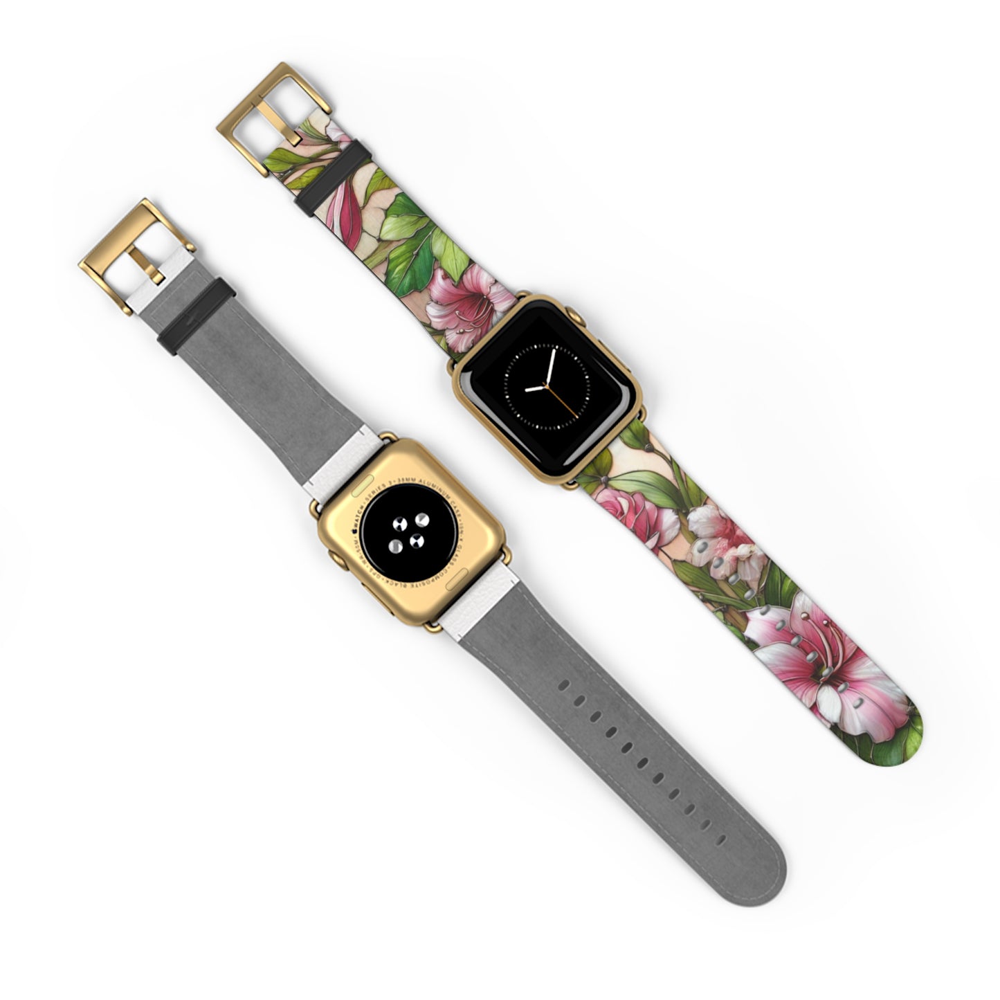 Floral Watch Band - Vibrant Bloom Design for Smartwatches