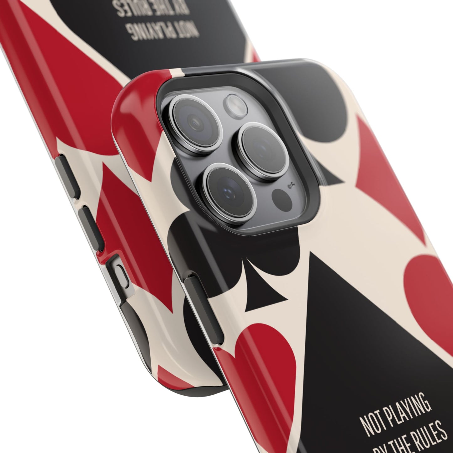 Bold Playing Card Tough Phone Case - Not Playing by the Rules for Iphone