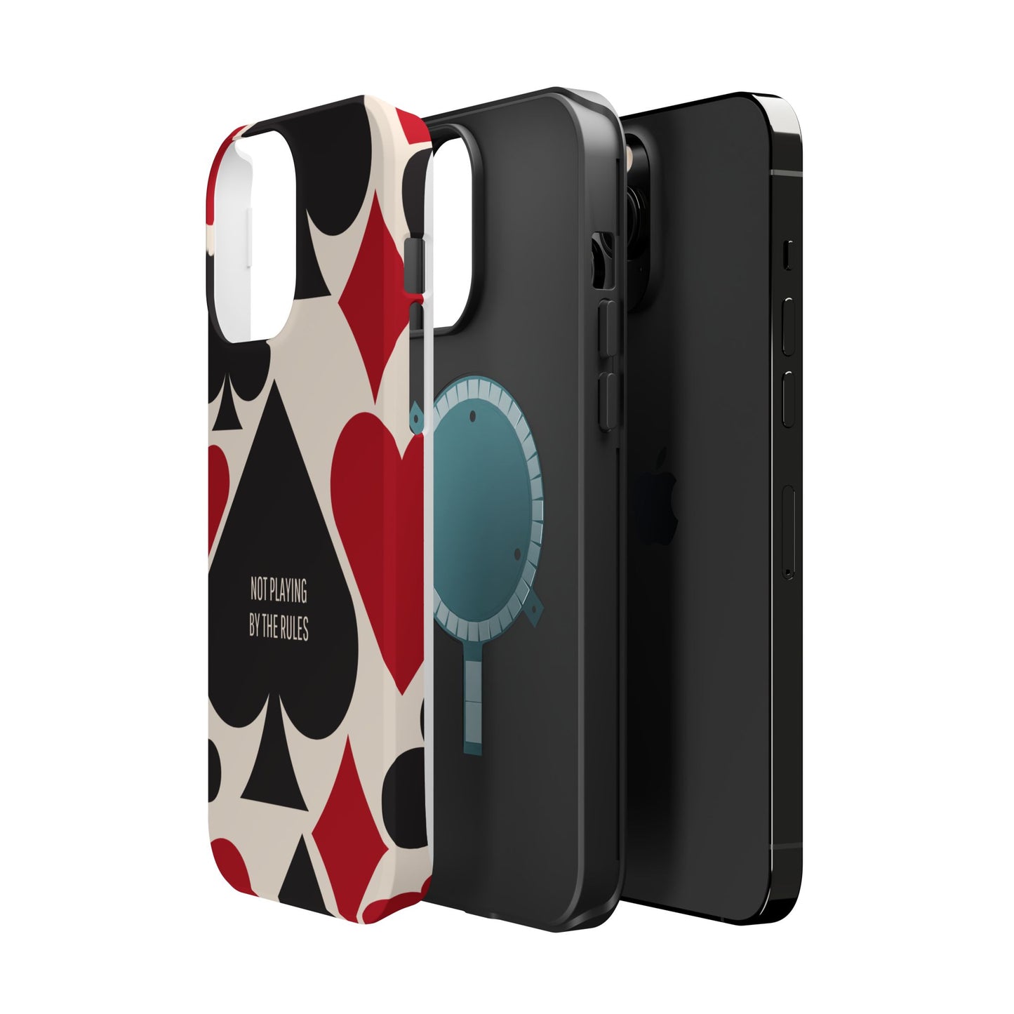 Bold Playing Card Tough Phone Case - Not Playing by the Rules for Iphone