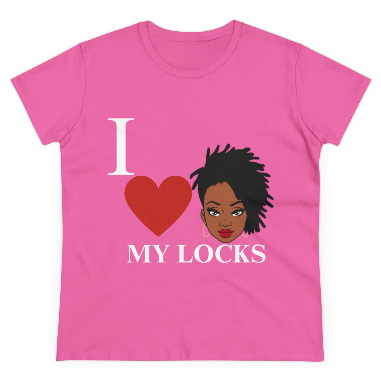 Women's Cotton Tee - Natural Hair Celebration Tee - Celebrate Natural Hair