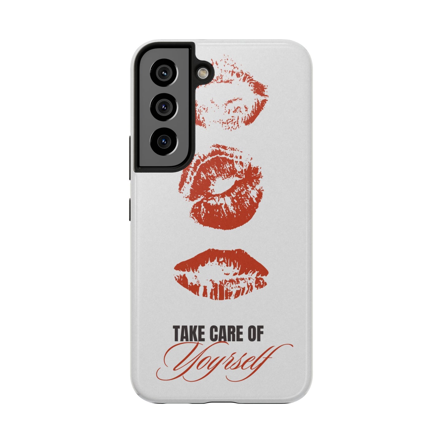 Kiss Print, Chic. Tough Phone Case